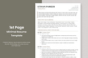 ATS Resume / CV Template, a Resume Template by Anjum Ilyas (Thumbnail 2 of 7)