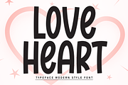 Love Heart | Script Font, a Script Font by Scratchones (Thumbnail 1 of 8)