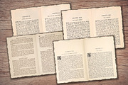 Old Book Paper (Double Page Spreads), a Texture Illustration by Secret Helper (Thumbnail 2 of 7)