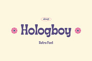 Hologboy, a Serif Font by eknojistudio (Thumbnail 1 of 9)