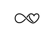 50 Infinity Heart Symbol Vector Bund, an Illustration by abu67222 (Thumbnail 9 of 55)