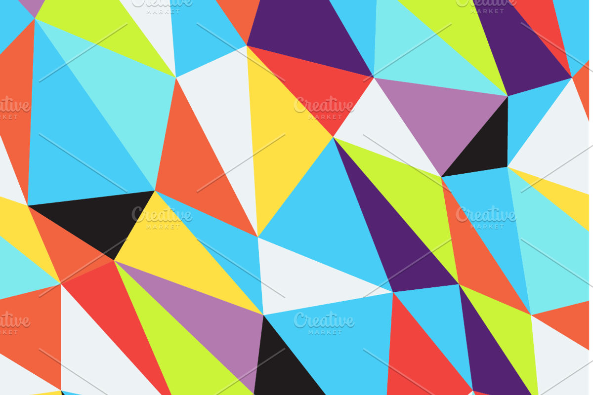 11 Bright Vector Backgrounds, a Pattern Graphic by chewkotski (Photo 2 of 11)
