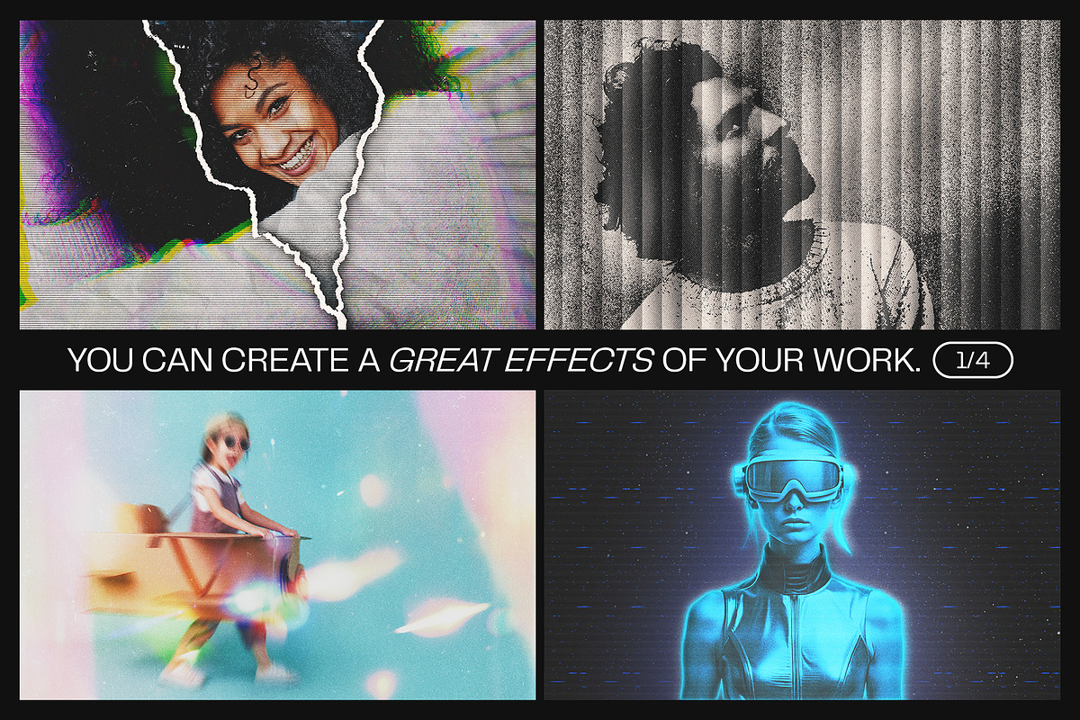 12 Photo Effect Templates, a Layer Style Add-On by iDoodle Studio (Photo 3 of 6)