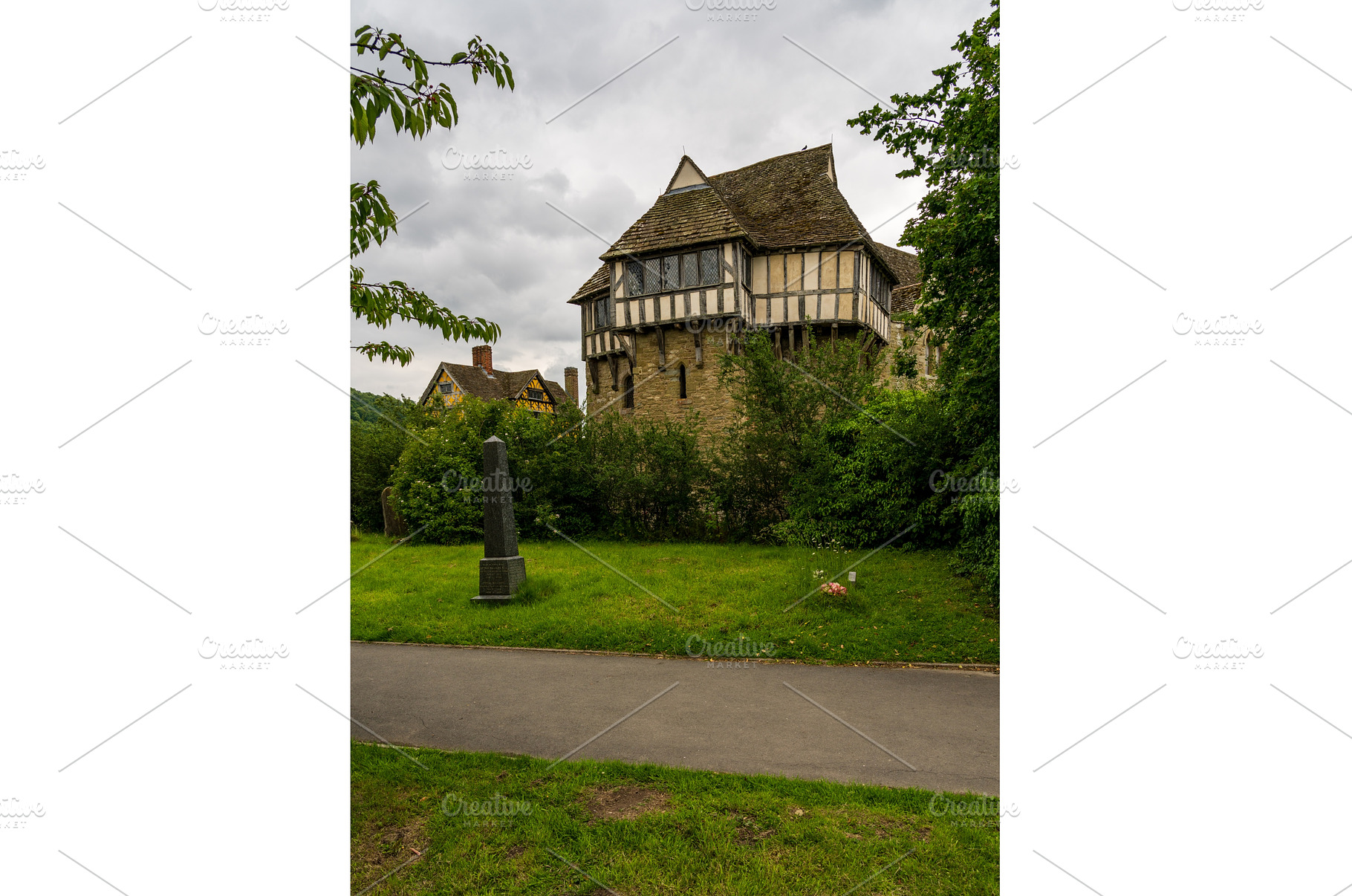 Stokesay castle is 13th Century, an Architecture Photo by Backyard Stock