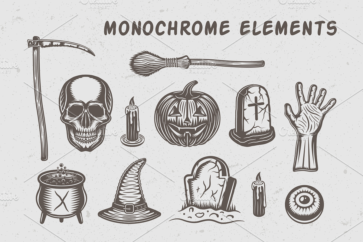 Halloween Massive Bundle, a Branding & Logo Template by AkimD (Photo 13 of 16)