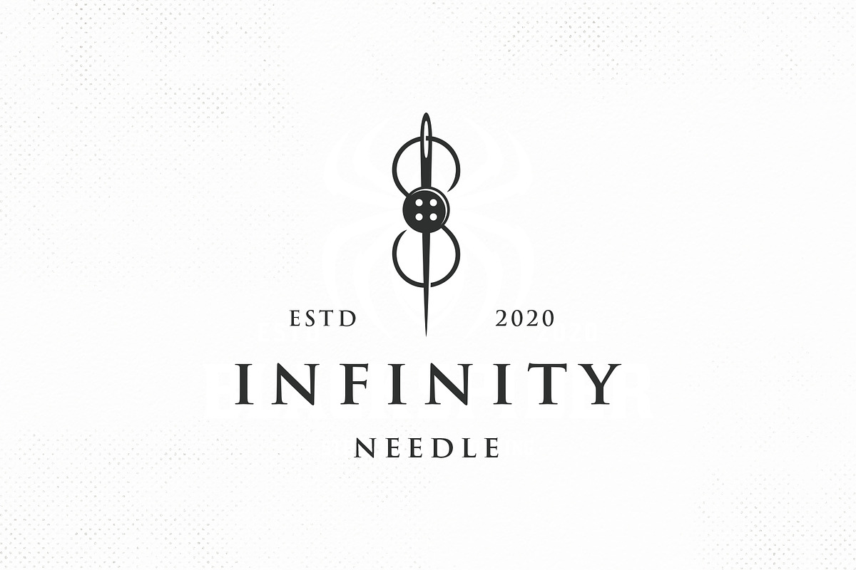 Infinity Needle Logo Template, a Branding & Logo Template by vectorwithin (Photo 2 of 3)