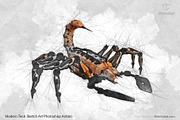 Tech Sketch Art Photoshop Action preview 5