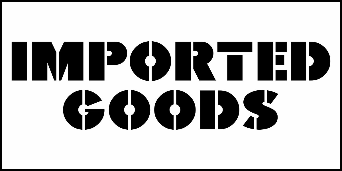 Imported Goods JNL, a Sans Serif Font by Jeff Levine Fonts (Photo 2 of 5)