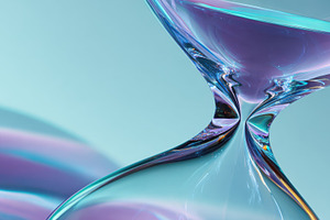 Colorful sand hourglass, a Photo by Beautiful things