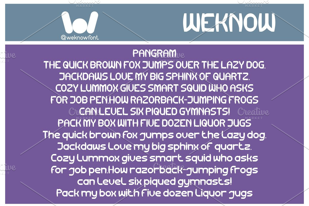 Big Foot font, a Font by weknow (Photo 6 of 8)