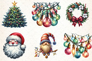 Christmas Tree and Decorations, an Illustration by DreamCafeArt (Thumbnail 8 of 8)