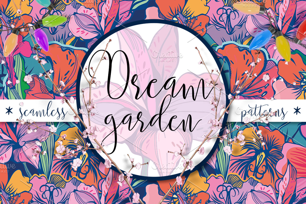 Dream Garden, a Pattern Graphic by Marusha Belle (Photo 1 of 7)