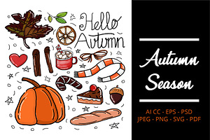 Painting Hello Autmn Season