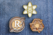 Enamel Pin Mockup, a Merchandise Mockup by Salih Kizilkaya (Thumbnail 5 of 5)