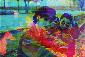 Glitch Double Color Exposure Photo E