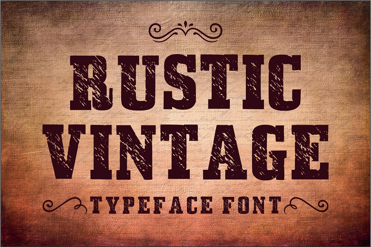 Rustic Vintage, a Slab Serif Font by Limited.studio (Photo 1 of 7)