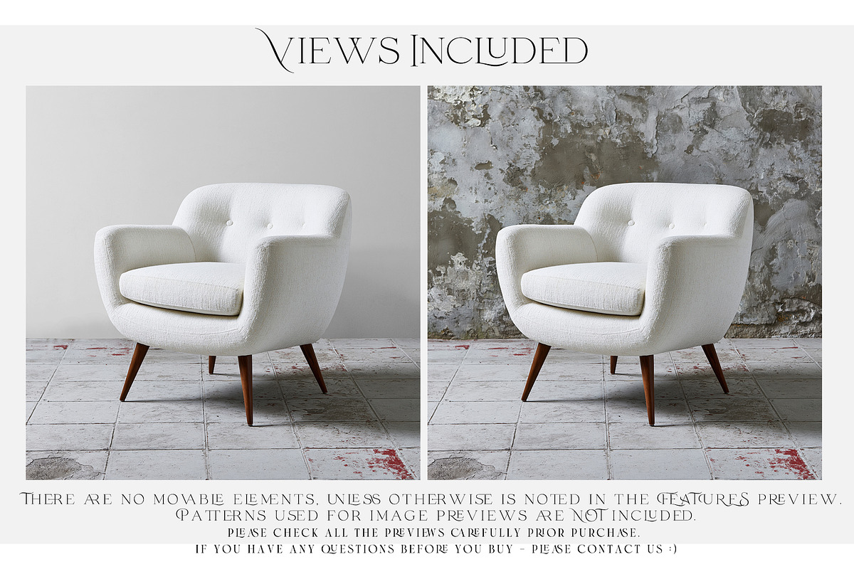 Armchair Upholstery Mockup, a Household Mockup by mock-ups (Photo 2 of 21)