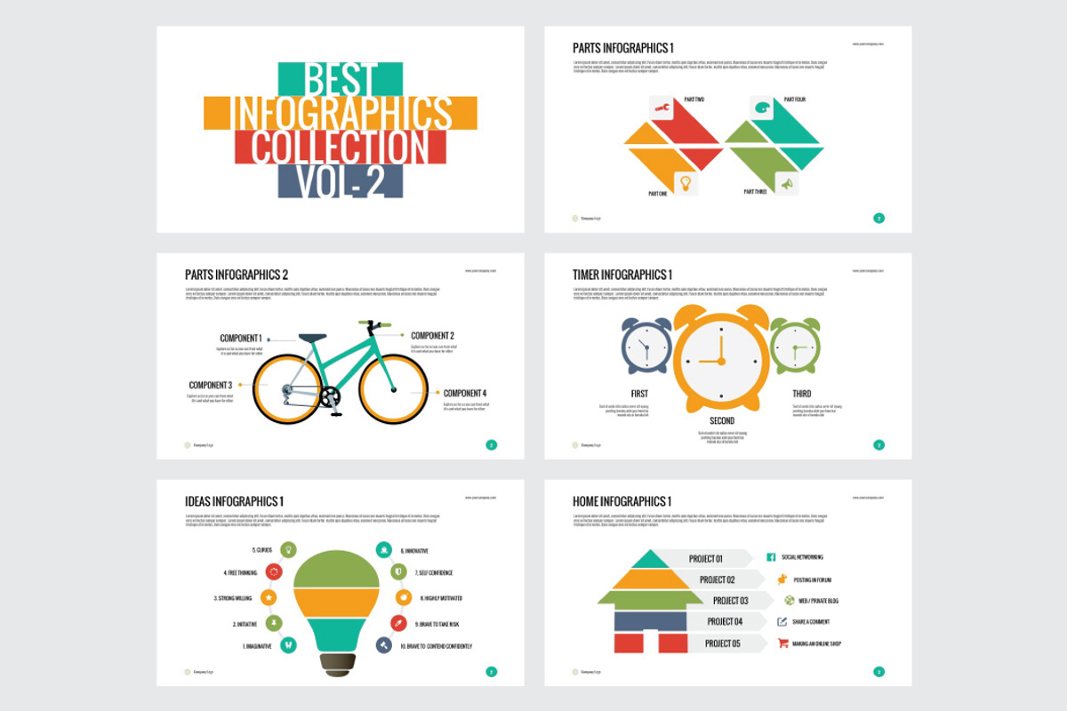 INFOGRAPHIC V2 - Keynote Template, a Presentation Template by Shafura