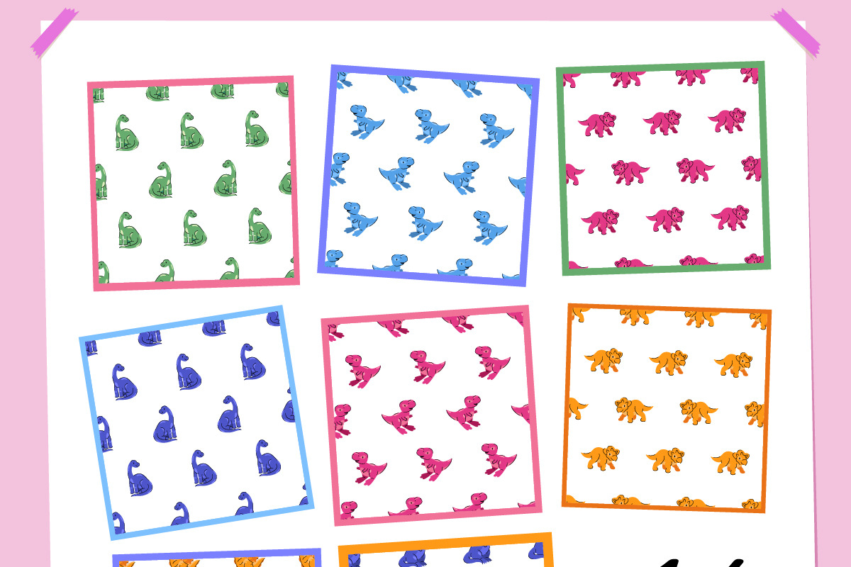 Tiny Dinosaurs - Patterns & Pages, an Animal Illustration by Cherrygeuse (Photo 4 of 6)