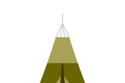 Hiking and Camping Tents Vector Set, an Illustration by Alex Krugli (Thumbnail 11 of 13)