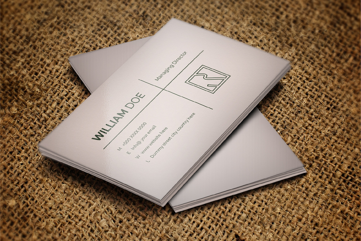 Clean And Simple Business Card, a Business Card Template by M9 Design (Photo 2 of 2)