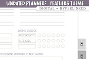 Undated Minimalistic Digital Planner, a Stationery Template by Brenda Avila Designs (Thumbnail 3 of 4)