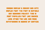 Gobras Display - Groovy Font, a Sans Serif Font by Iqsiart Studio (Thumbnail 2 of 6)