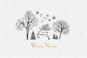 Christmas winter sketches - vector, an Animal Illustration by Aquatinta (Thumbnail 3 of 8)