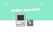80s Retro Vector Illustration Pack, an Object Graphic by Dustin Weeres (Thumbnail 8 of 10)
