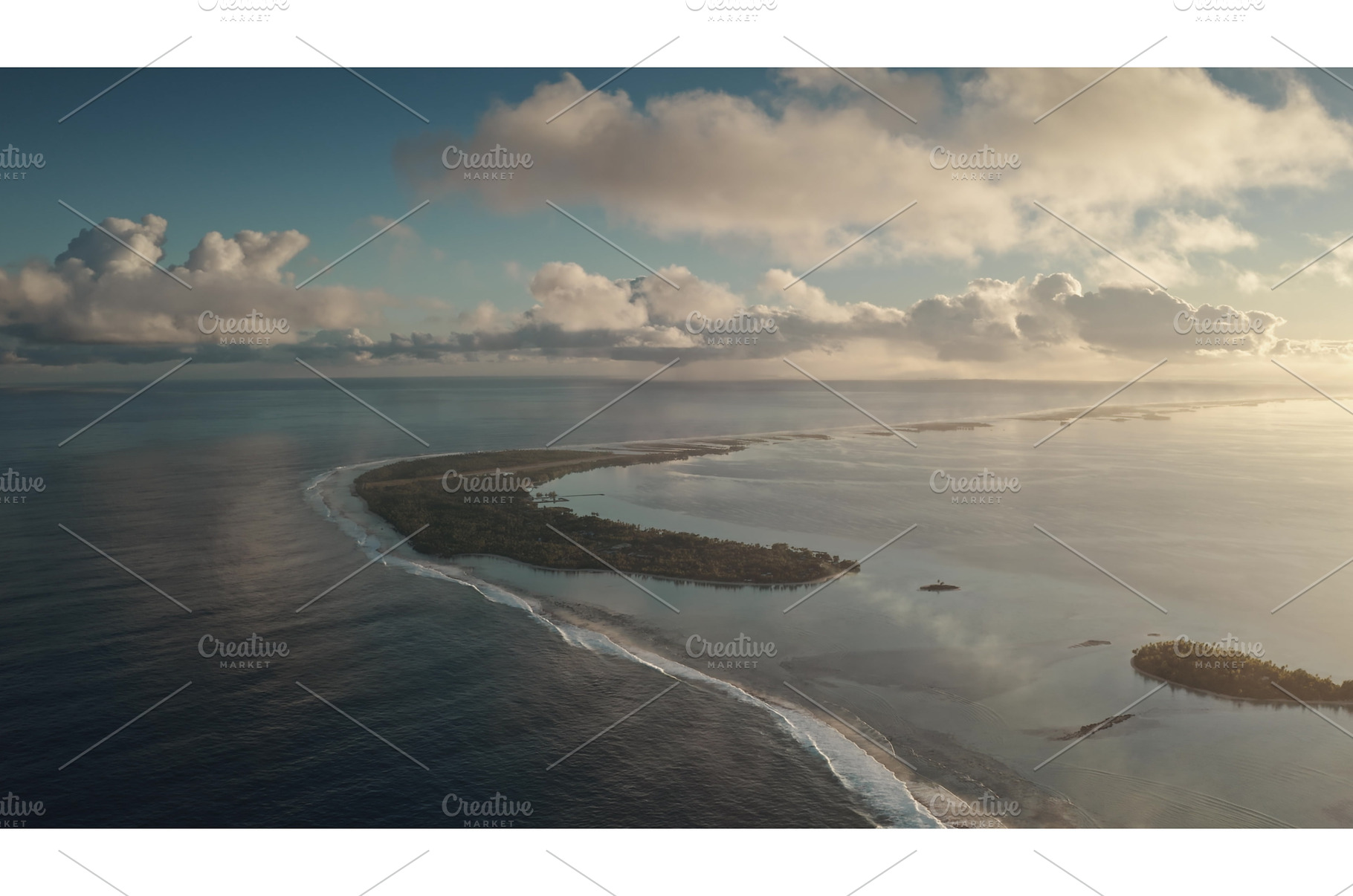 Captivating aerial view of a coastal, a Nature Photo by Goinyk