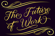 Meighan Script, a Script Font by Lettersams (Thumbnail 4 of 9)