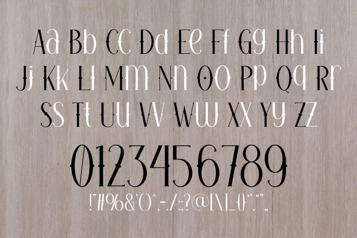 MONALIZED, a Serif Font by TokoPress (Photo 2 of 10)