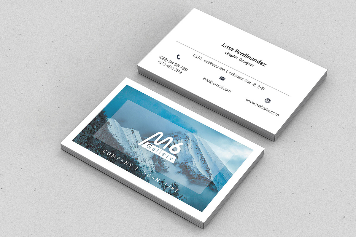 Unique 50 Business Card Bundle, a Business Card Template by M6 Gallery (Photo 69 of 151)