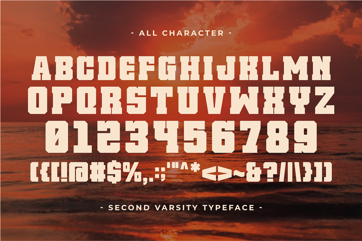 Second Varsity - Condensed Slab, a Slab Serif Font by Pian45 Studio (Photo 7 of 8)