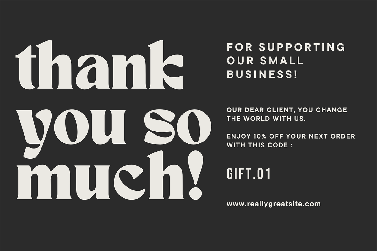Card Template Thank You, a Graphic by Dheny Designer (Photo 5 of 11)