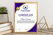 Modern A4 certificate template, a Branding & Logo Template by Graphix Studio (Thumbnail 5 of 7)