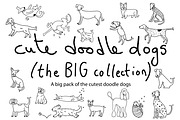 Cute doodle dogs (big collection), an Animal Illustration by Liz Pengilley Studio (Thumbnail 1 of 23)