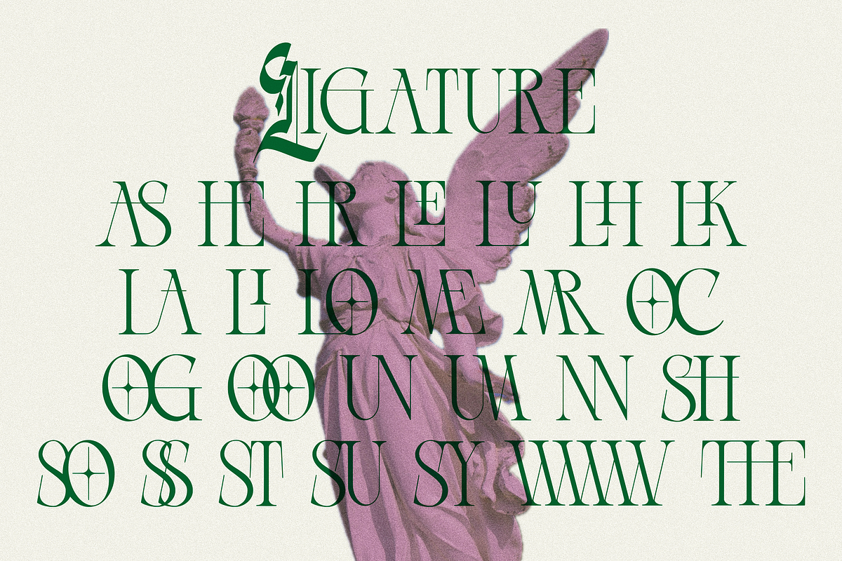 Ophylia, a Blackletter Font by ethylene.creative (Photo 5 of 8)
