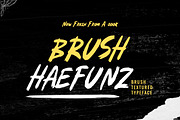 Haefunz - Brush Font, a Handwritten Font by Dhabee (Thumbnail 1 of 10)