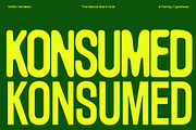 Konsumed - Blurred Sans Family, a Sans Serif Font by The Native Saint Club (Thumbnail 2 of 16)