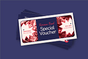 Koreans Food - Gift Voucher, a Print Template by Fannan Studio (Thumbnail 3 of 3)