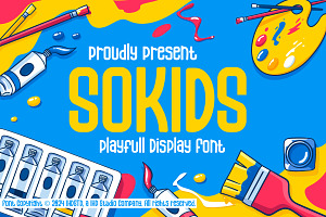 Sokids Playfull Display Font