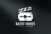 Razor Movies Logo, a Branding & Logo Template by Martin-Jamez (Thumbnail 2 of 3)