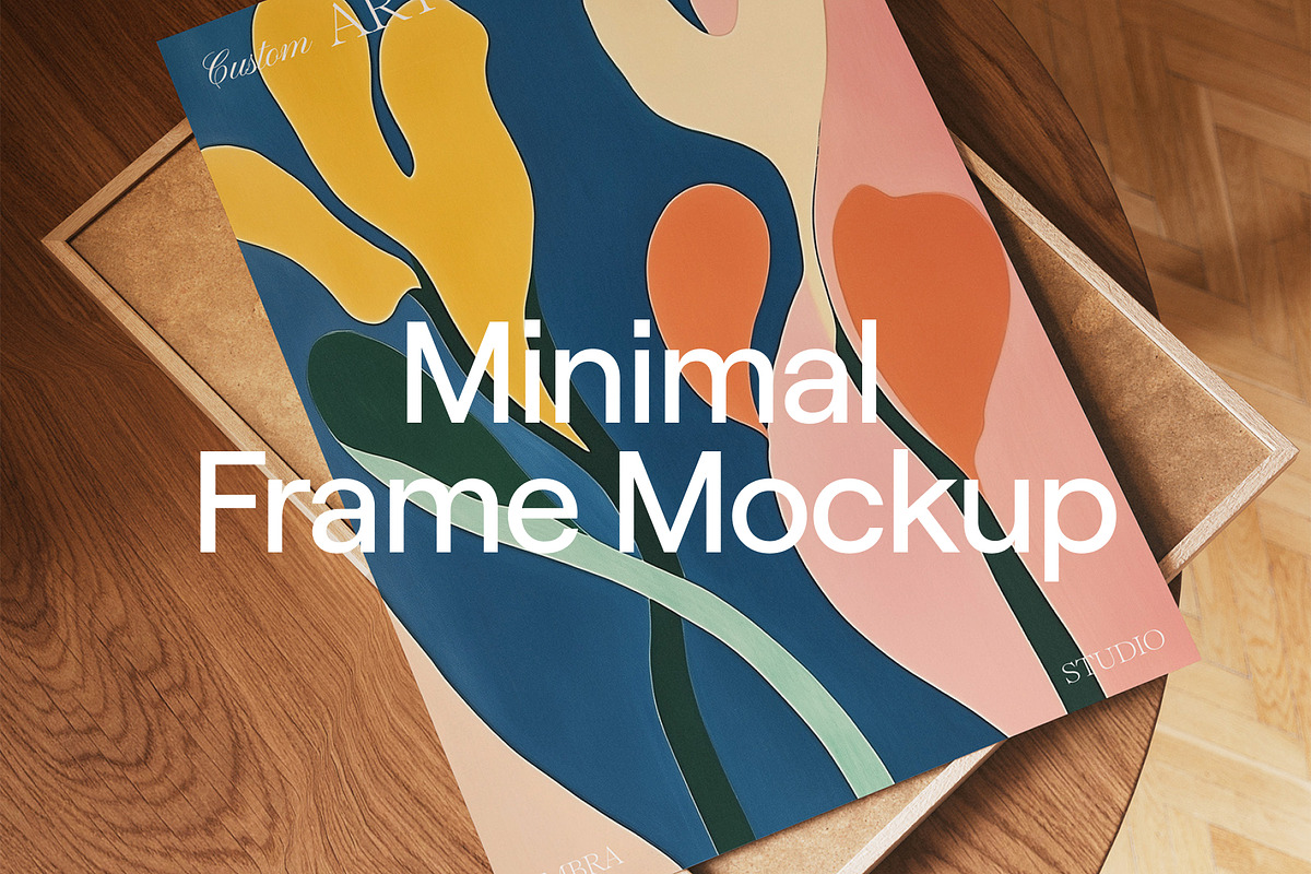 Close-up Frame Mockup Bundle DIN A, a Household Mockup by Ombra Studio (Photo 10 of 11)