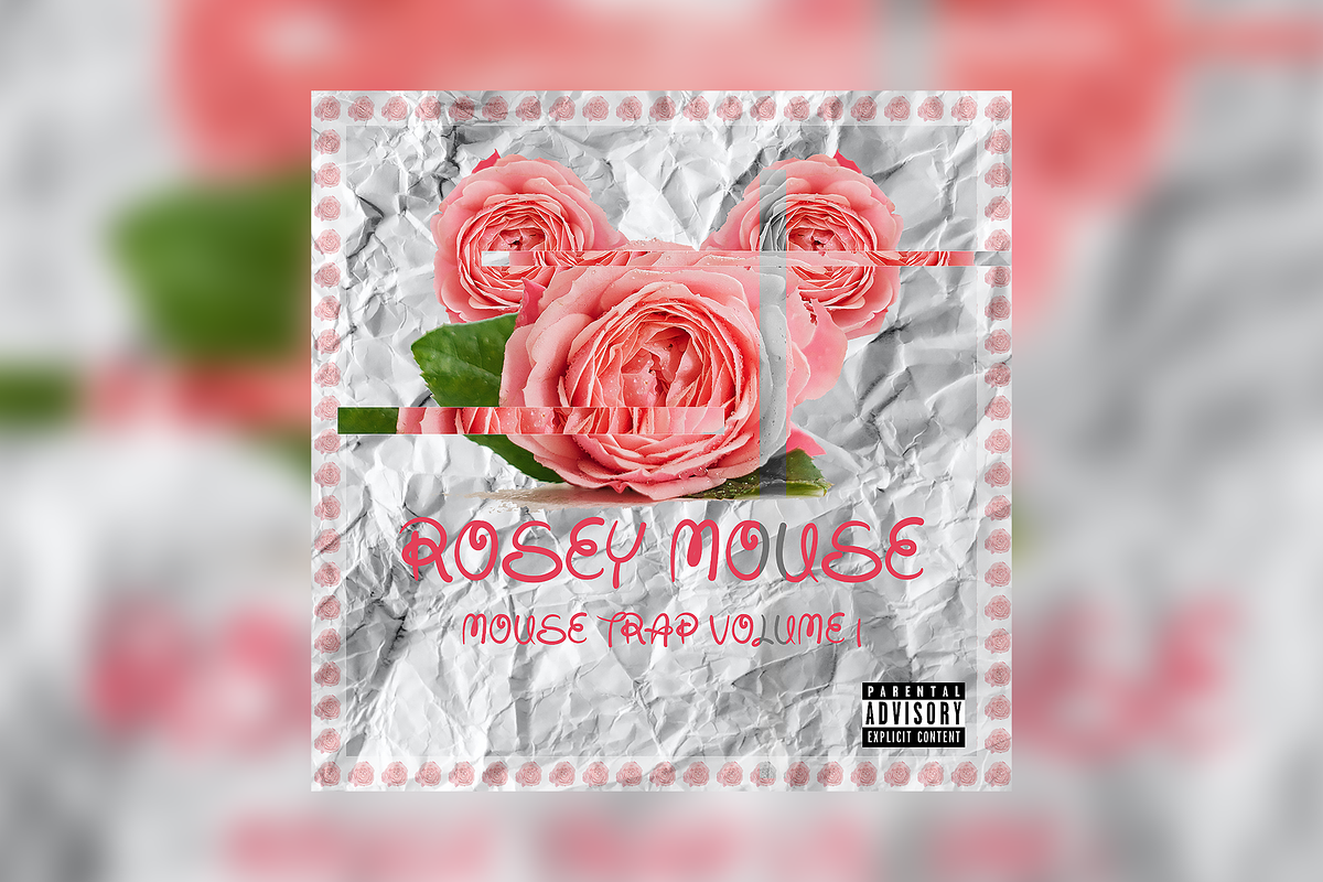 Rosey Mouse - Mixtape Cover, a Stationery Template by BAUXERdesigns