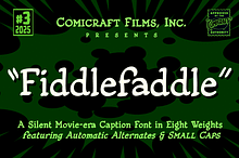 Fiddlefaddle - silent movie titles