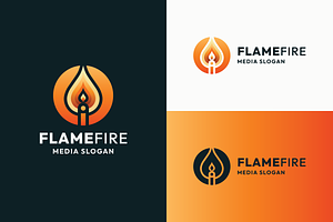 Dynamic Flame & Energy Logo, a Branding & Logo Template by Design_Planet