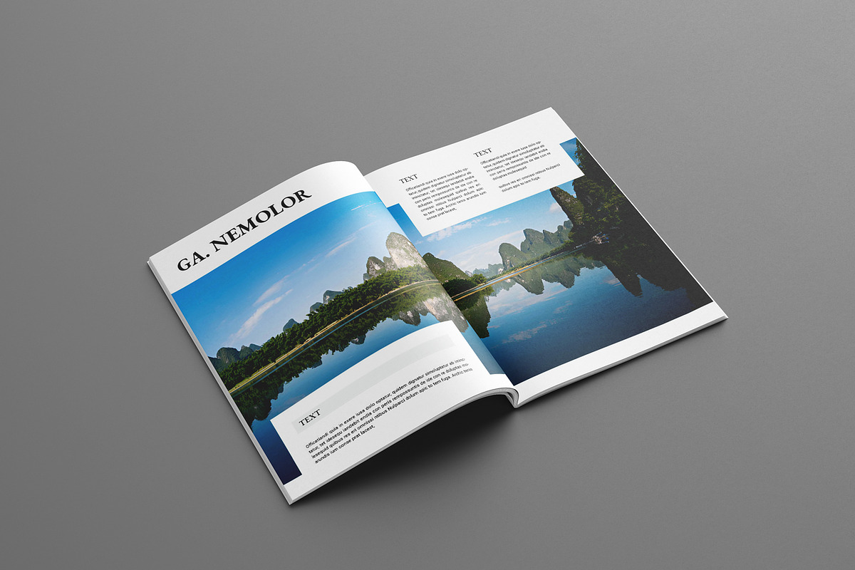 Clean Magazine Template, a Magazine Template by Seeing-art (Photo 7 of 11)
