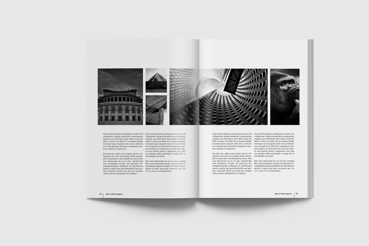 Simple & Clean Magazine Template III, a Magazine Template by Uloel Design (Photo 9 of 12)
