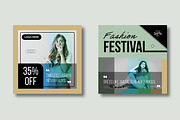Trendy Fashion Social Media Design, a Social Media Template by MightyDesign (Thumbnail 5 of 8)